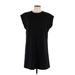 Rachel Zoe Casual Dress - Shift: Black Solid Dresses - Women's Size Large