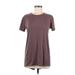 Lululemon Athletica Active T-Shirt: Brown Activewear - Women's Size 8