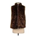 J.Crew Faux Fur Vest: Brown Jackets & Outerwear - Women's Size Small