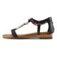 Sandale LASCANA Gr. 43, schwarz Damen Schuhe Damenschuh Riemchensandale Sandale Sommerschuh Sportliche Sandalen