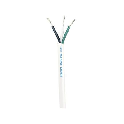 Ancor White Triplex Cable - 12/3 AWG - Round - 250' 133325