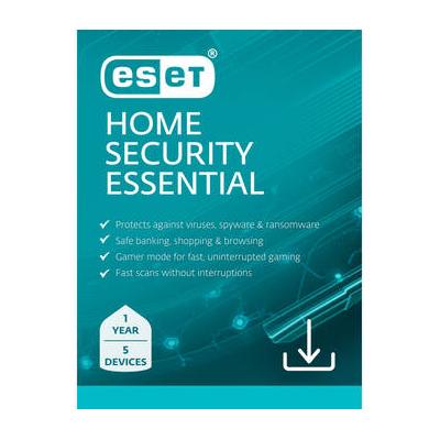 ESET Home Security Essential 1-Year Subscription (5-Devices, Download) RTL-EHSE-N1-5-1-XLS