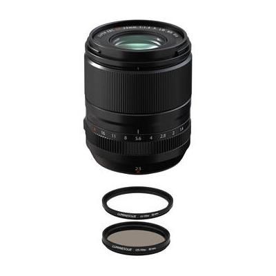 FUJIFILM XF 23mm f/1.4 R LM WR Lens with UV Filter and Polarizer Kit 16746539