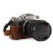 MegaGear Ever Ready Leather Half Camera Case for FUJIFILM X-T4 (Brown) MG1924