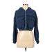 Shein Zip Up Hoodie: Blue Tops - Women's Size 6