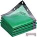 Agfabric 10 ft. x 10 ft. Clear Green Mesh Tarp Heavy Duty Waterproof for Greenhouse Outdoor Gardening - 10 ft. x 10 ft.