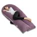 Pregnancy Pillows, Cooling Silky Pregnancy Pillows for Sleeping, 67" U Shaped Full Body Maternity Pillow