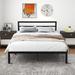 Modern Minimalist Design Queen Size Metal Bed Frame