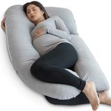 Pregnancy Pillows,U-Shape Full Body Pillow Removable Jersey Cotton Cover Pregnancy Pillows Maternity Pillow & Pregnancy Must