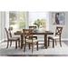 Collin Brown Beige Fabric Dining Room Set