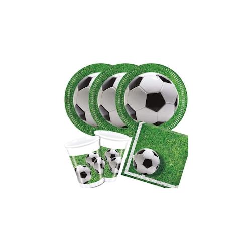 Fußball Partyset zum Kindergeburtstag 52 tlg.