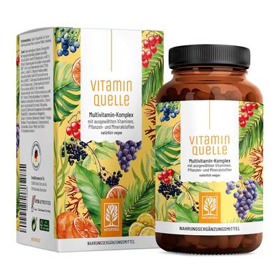 Naturtreu - Multivitamin-Komplex mit Vitaminen, Pflanzen- und Mineralstoffen - Vitaminquelle - NATURTREU® 78 g