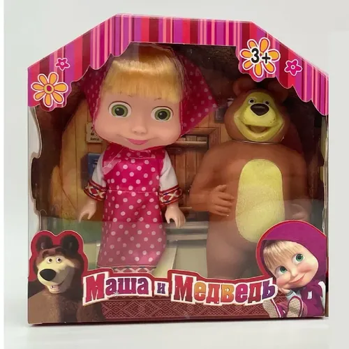 Mashas und die Bären puppe Spielzeug klassisches Set Anime Cartoon Puppe Kawaii Modell Spielzeug