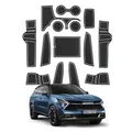 LFOTPP Porta Groove Mat per Kia Sportage NQ5 2022 2023 Auto Antiscivolo in gomma Gate Slot Pad Auto