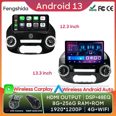 Autoradio pour Mercedes Vito W447 2014-2022 Carplay Navigation GPS Écran Android Auto