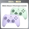 8bitdo Ultimate C Controller di gioco cablato Gamepad Joystick per PC Windows 10 11 Steam Deck