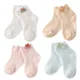 2 paare/los neue neugeborene Socken Sommer dünne Jungen und Mädchen Babys ocken