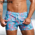 Taddlee di Marca Sexy Costumi Da Bagno degli uomini di Bordo di shorts Spiaggia Shorts Usura di Surf