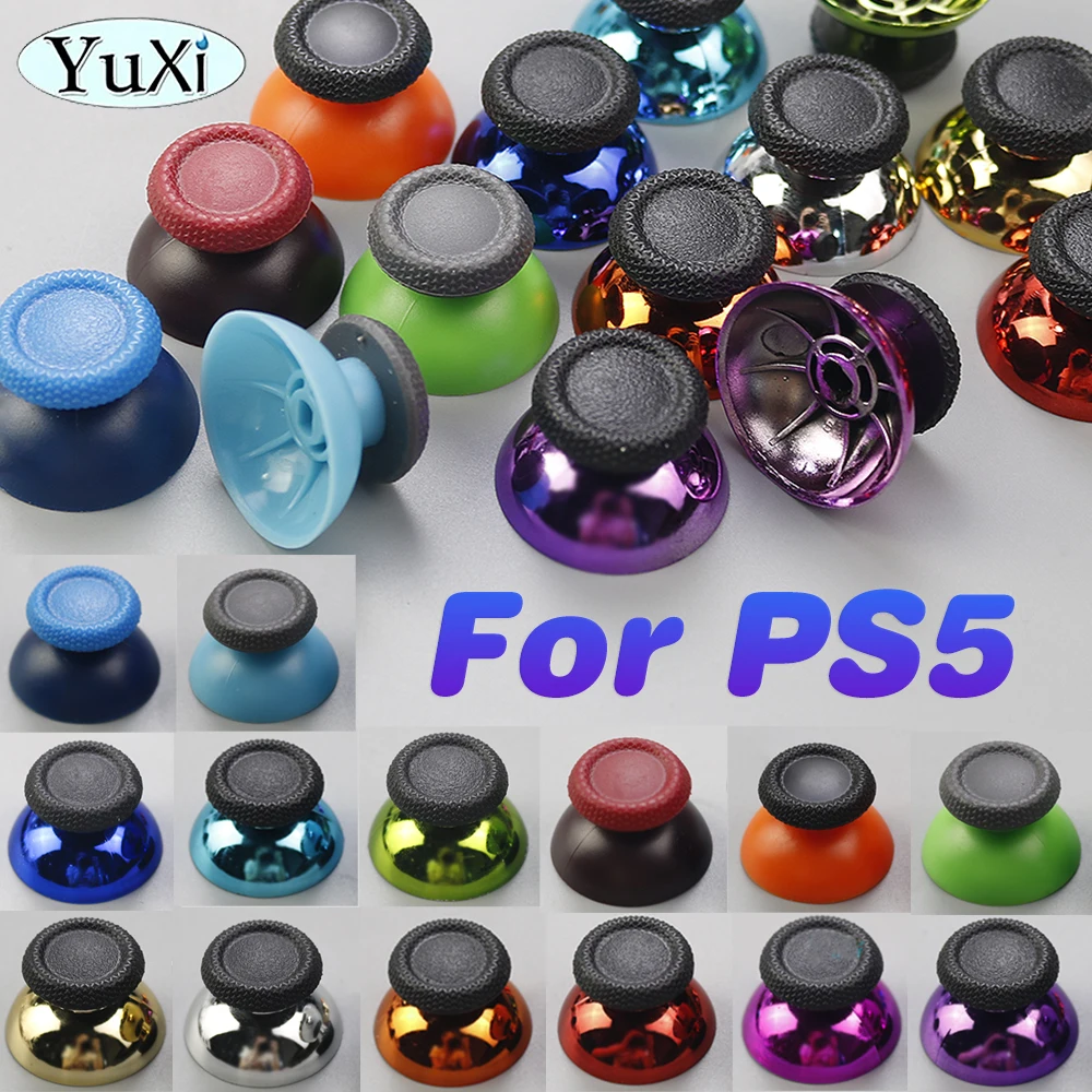 2 Stücke Für PS5 3D Analog Joystick Stick Grip Caps Für PlayStation 5 Gamepad Controller Thumbstick Taste Abdeckung Kappe Ersatz Image