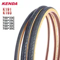 Kenda-Pneus de vélo de route ultralégers jaunes 700C 700x23C 25C 28C 32C 35C KCivilK193