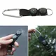 Taktisches Überleben Multifunktions-Outdoor-Wander kompass Thermometer Karabiner mit Schlüssel bund