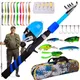 ChlorKids-Ensemble de moulinet de pêche kit complet canne à pêche nouveau enfants