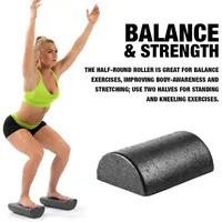 1 paar 30cm Halb Runde Schaum Roller für Yoga Pilates Sport Fitness Ausrüstung Balance Pad Yoga