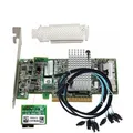 LSI 9267-8i pci-e 3.0 8 porte 512M 6 Gbps SATA/SAS + supporto chiave RAID 5 6 schede RAID + cavo