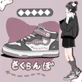 Amy e Michael Kawaii High Top Sneakers per ragazze studenti scarpe da Tennis Casual donna donna