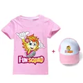 New Summer Kids t-shirt manica corta gioco Fun squad abbigliamento per bambini ragazzi ragazze