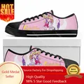 Baskets basses Anime Moon Cartoon pour hommes et femmes Manga Sailor Customized Shoes Casual