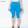 YAVO SObucWomen-Leggings d'été pour femmes pantalons de navigateur modal grande taille 7XL