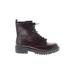 Forever 21 Boots: Burgundy Shoes - Women's Size 10