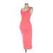 Old Navy - Maternity Casual Dress - Midi Scoop Neck Sleeveless: Pink Dresses - Women's Size Small