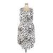 Vince Camuto Casual Dress: White Print Dresses - Women's Size 2X