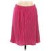 Lularoe Casual Skirt: Pink Solid Bottoms - Women's Size Medium
