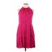 Jessica Simpson Casual Dress - Fit & Flare: Burgundy Dresses - Women's Size 12