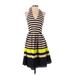 Ted Baker London Casual Dress: Yellow Dresses - Women's Size 4