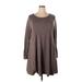 Old Navy Casual Dress - Sweater Dress: Brown Dresses - Women's Size 2X-Large