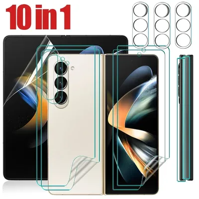 Fold5 Full Cover Soft Hydrogel Film For Samsung Galaxy Z Fold 5 5G HD Clear Screen Protector Camera