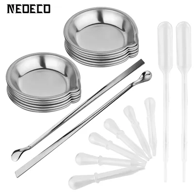 12pcs Paint Tray 2pcs Paint Stirrer 8pcs 3ml Pipette Eyedroppers for Airbrush Painting DIY Art Craft