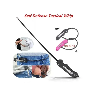 Portable Safety Tool Wire Self defense Whip Defense Staff Portable Martial Arts Kudo Whip for Combat Quick Strike Personal
