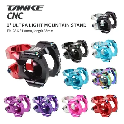 TANKE-MTB Ultralight Stem,35mm Handlebar,CNC,0 Degree Rise,Bicycle Stand,FR AM Enduro,31.8mm,28.6mm