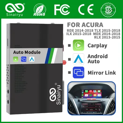 Car Ai Box Wireless Apple Carplay Android Auto For Acura YD3 MDX RDX TLX ILX RLX Honda Odyssey Original Screen Support Mirroring