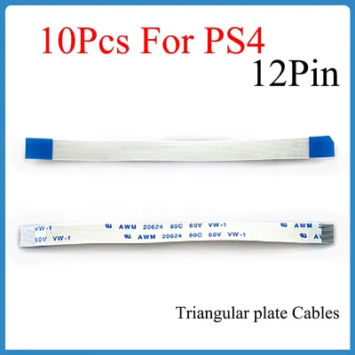 10Pcs For PS4 Charging Board Power Switch Cable For Sony Dualshock 4 PS4 Controller 12 Pin Touch Pad