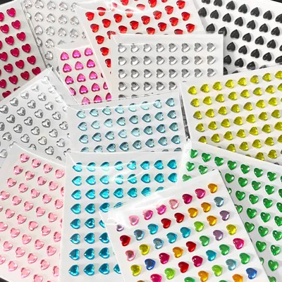 Temporary Tattoo Party DIY Face Stickers Rhinestones Makeup Tools Face Jewellery Eyebrow Stickers