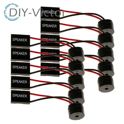 10PCS Mini Plug Speaker For PC Interanal BIOS Computer Motherboard Mini Onboard Case Buzzer Board