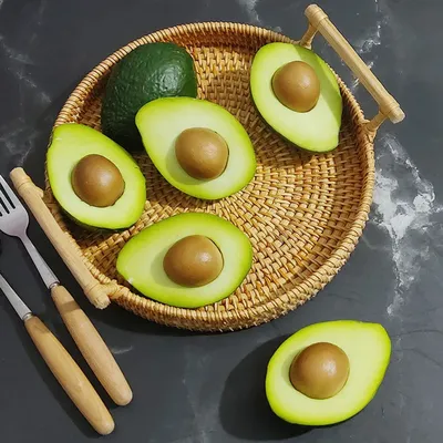 Fake Avocado Simulation Fruit Model Fake Food Fruit Shop Window Decoration Kitchen Photography Props