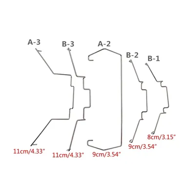 Heat Pipe Fan Buckle Heat Pipe Fan Buckle Elastic Steel CPU Fan Hook Bracket 8cm / 9cm/ 12cm New