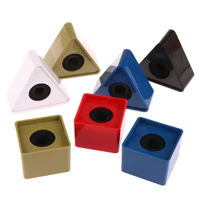 1Pc Durable Microphone Interview Triangle Square Logo Flag Station ABS Plastic Microphone TV